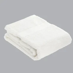 TENDANCE Serviette de bain coton (50 x 90 cm) Timeless he Blanc Online
