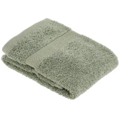 TENDANCE Serviette de bain coton (30 x 50 cm) Timeless Vert kaki Online