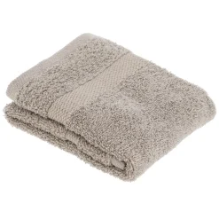 TENDANCE Serviette de bain coton (30 x 50 cm) Timeless Taupe