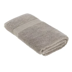 TENDANCE Serviette de bain coton (90 x 150 cm) Timeless Taupe Best