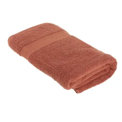 TENDANCE Serviette de bain coton (90 x 150 cm) Timeless Terracotta Outlet