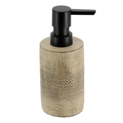TENDANCE Set d'accessoires salle de bain ciment Tanger Naturel