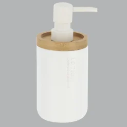 TENDANCE Set d'accessoires salle de bain Purebamboo Blanc Clearance