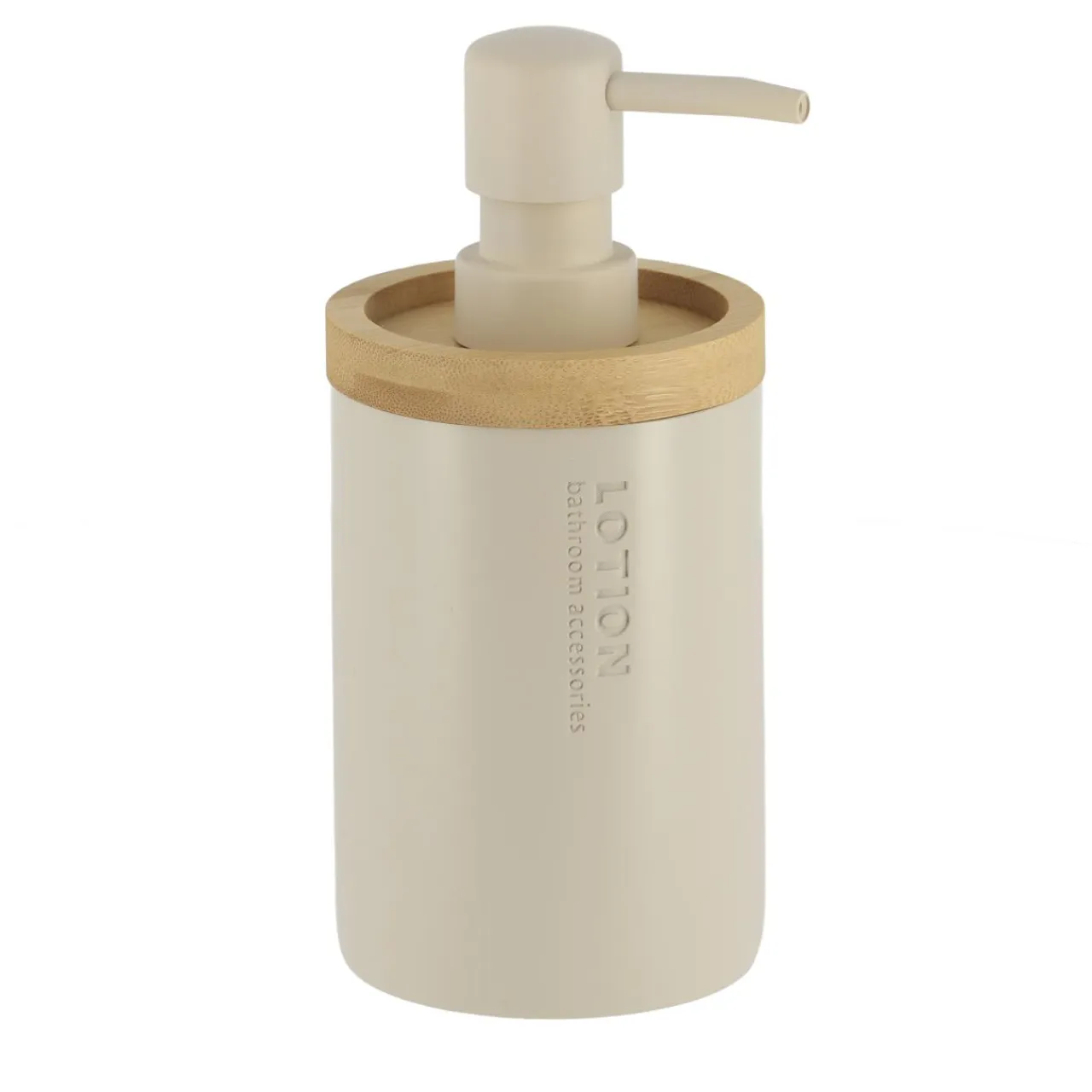 TENDANCE Set d'accessoires salle de bain Purebamboo Beige Sale