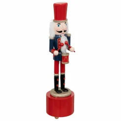 Feeric Lights & Christmas Soldat en bois Casse-noisette (H30 cm) Alistair Rouge Outlet