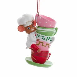 CHRISTMAS INSPIRATIONS Souris de Noël (H8 cm) Lana Multicolore Hot
