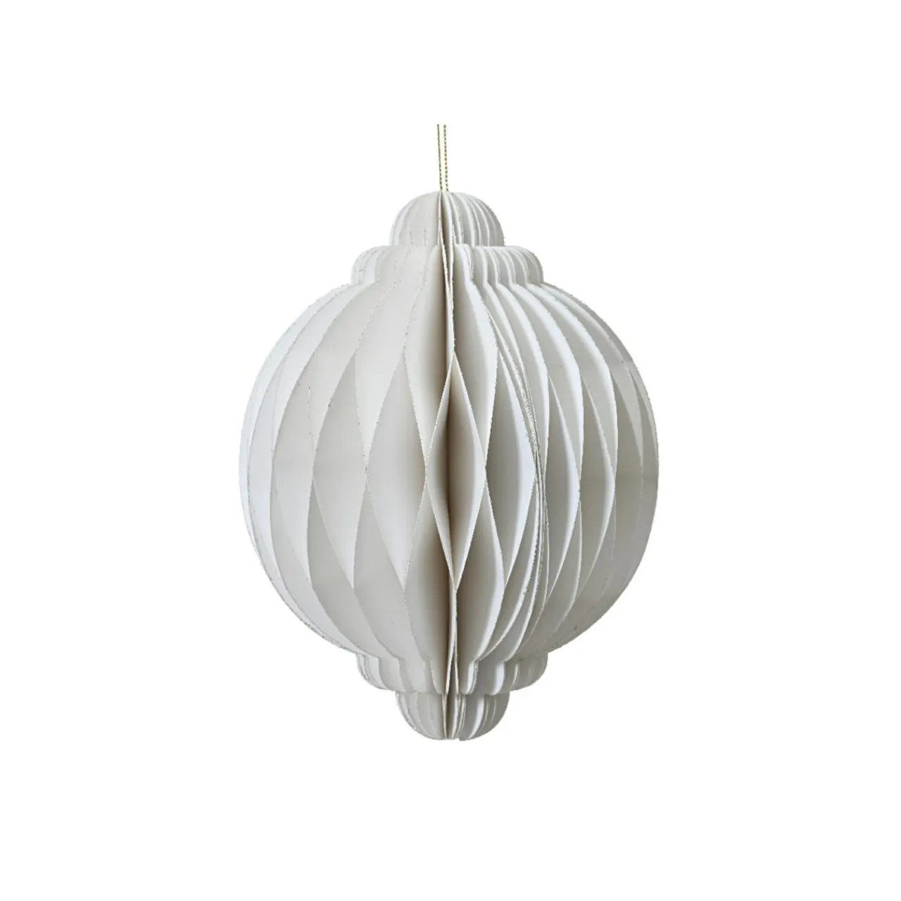 KAEMINGK Sphère en papier à suspendre (H15 cm) Fermeture Magnétique Blanc Online