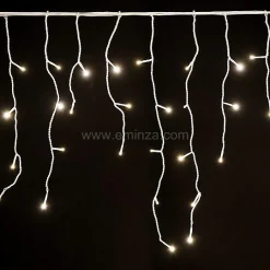 EMINZA Stalactite lumineuse 7,50 m 175 LED câble blanc Stars Blanc chaud Blanc Chaud - câble blanc Clearance