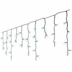 KAEMINGK Stalactite lumineuse 5 m 119 LED câble noir Stars Blanc froid Blanc Froid - câble noir Outlet