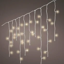 EMINZA Stalactite lumineuse 11 m 259 LED câble blanc Stars Blanc chaud Blanc Chaud - câble blanc Outlet