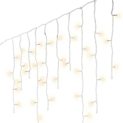 EMINZA Stalactite lumineuse 11 m 259 LED câble blanc Stars Blanc chaud Blanc Chaud - câble blanc Outlet