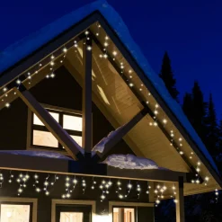 EMINZA Stalactite lumineuse 11 m 259 LED câble noir Stars Blanc chaud Blanc Chaud - câble noir Sale