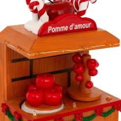 JJA Stand lumineux et animé à piles (H11 cm) Pomme d'amour Multicolore Clearance