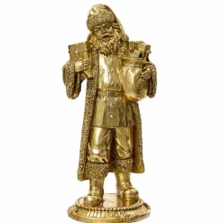 KAEMINGK Statue Père Noël (H18 cm) Maestro en Or Sale