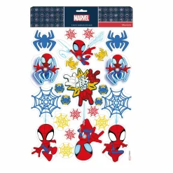 CHRISTMAS INSPIRATIONS Stickers pour fenêtre Disney Spiderman Multicolore