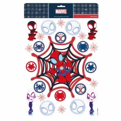 CHRISTMAS INSPIRATIONS Stickers pour fenêtre Disney Spiderman toile Multicolore New