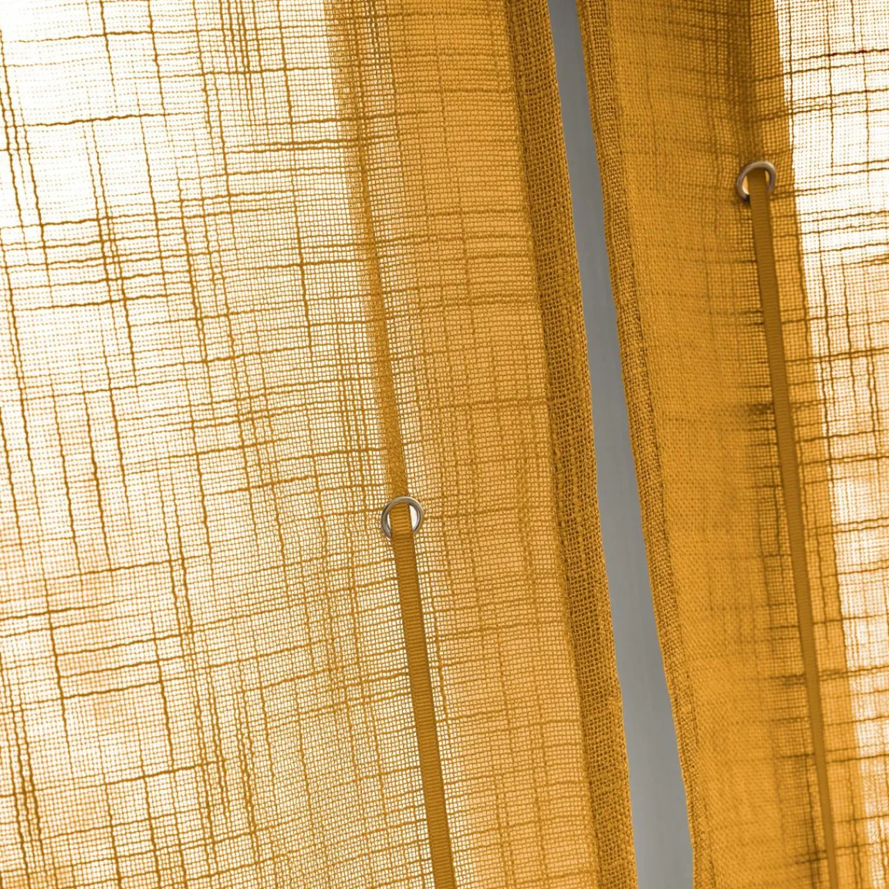 EMINZA Store bateau passe-tringle (60 x 180 cm) Robin Jaune ocre Best