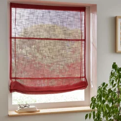 EMINZA Store bateau passe-tringle (90 x 180 cm) Robin Terracotta Best