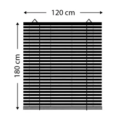 LUANCE Store enrouleur extérieur effet rotin (120 x 180 cm) Tanoa Beige Sale