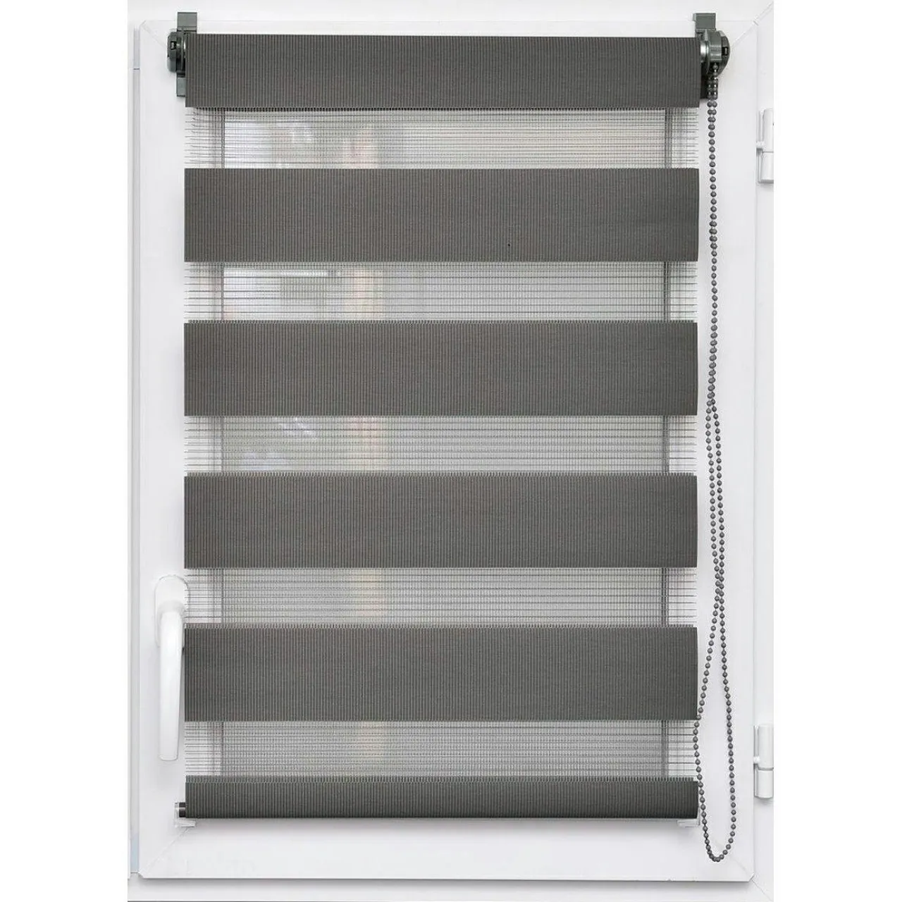 LUANCE Store enrouleur Jour/Nuit (90 x 180 cm) Gris Anthracite Discount