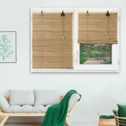 LUANCE Store enrouleur à lattes (90 x 180 cm) Bambou Beige Clearance