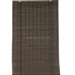 LUANCE Store enrouleur à lattes (40 x 130 cm) Bambou Chocolat Marron Online