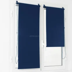LUANCE Store enrouleur occultant (45 x 180 cm) Uni Bleu Best
