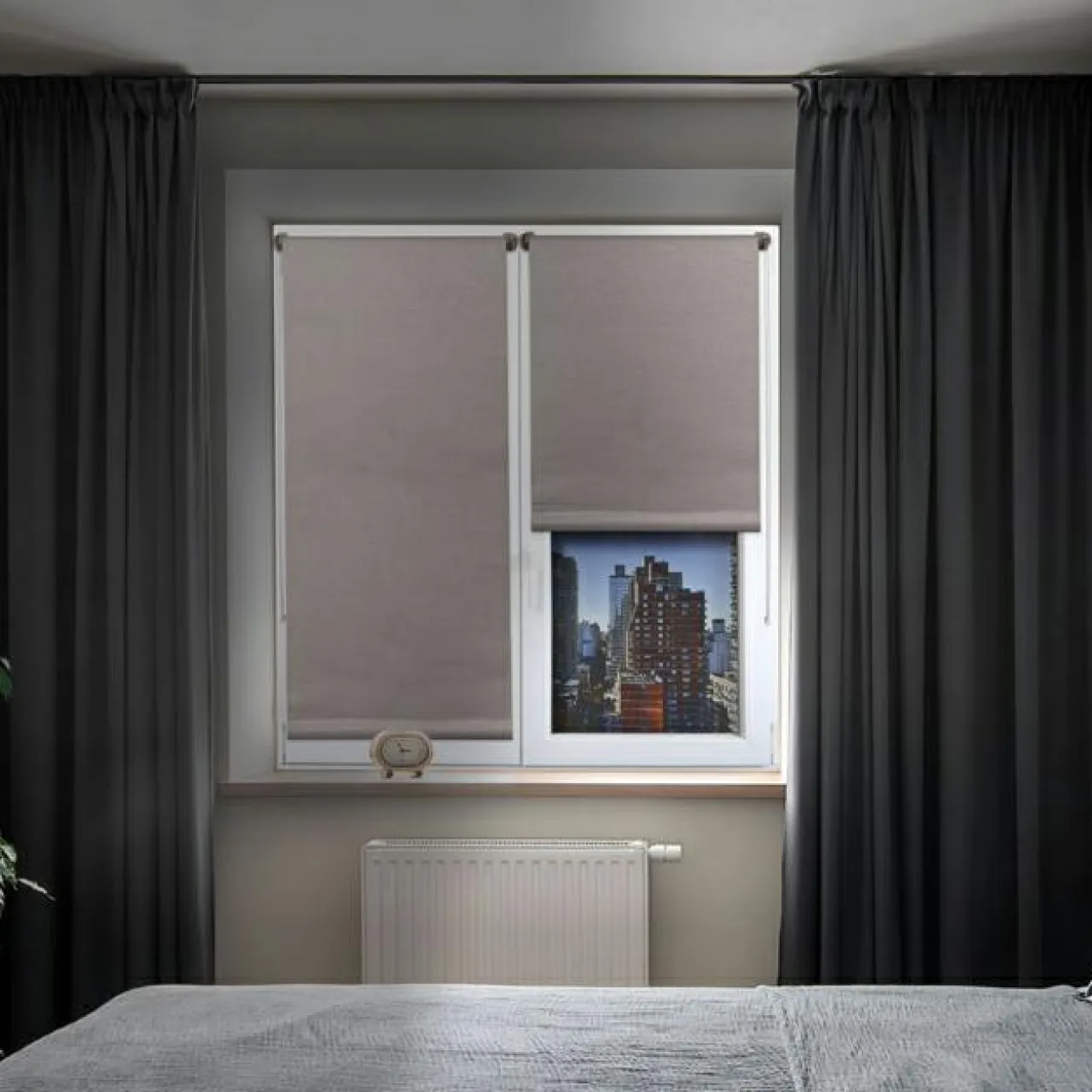 LUANCE Store enrouleur occultant (60 x 180 cm) Lio Taupe Sale