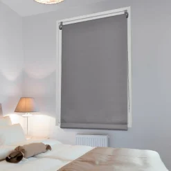 LUANCE Store enrouleur occultant (45 x 90 cm) Uni Gris Outlet