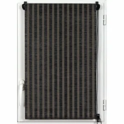 LUANCE Store enrouleur tamisant (60 x 180 cm) Rayures Noir New