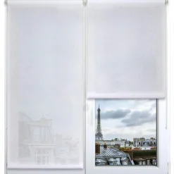 LUANCE Store enrouleur tamisant (60 x 180 cm) Pure Blanc Hot
