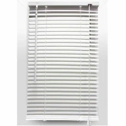 LUANCE Store vénitien (40 x 130 cm) PVC Blanc New