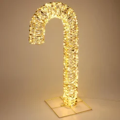 KOOPMAN Sucre d'ge lumineux 400 LED (H75 cm) Christmas Or New