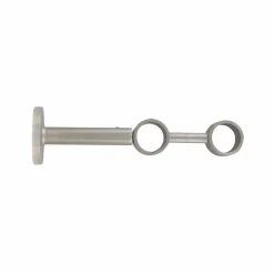 LUANCE Support tringle double extensible (L190- L230 / D28 mm) Lino mat Argent Clearance