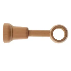 LUANCE Support tringle extensible bois (L140 - 160 / D28 mm) Nils Vernis Beige Discount