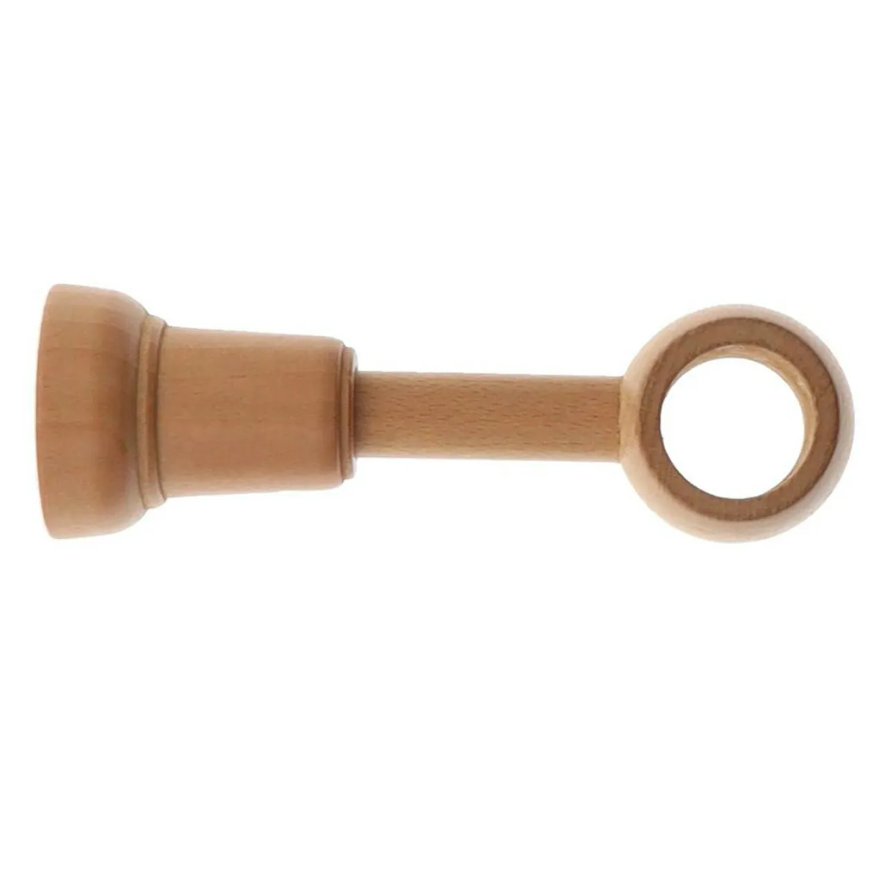 LUANCE Support tringle extensible bois (L140 - 160 / D28 mm) Nils Vernis Beige Discount
