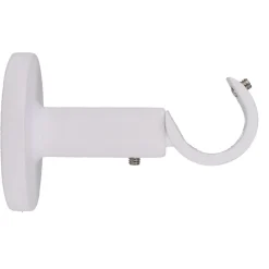 LUANCE Support tringle fixe (L60 / D20 mm) Jim gouttière mat Blanc