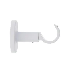 LUANCE Support tringle fixe (L65 / D28 mm) Lino gouttière mat Blanc Online