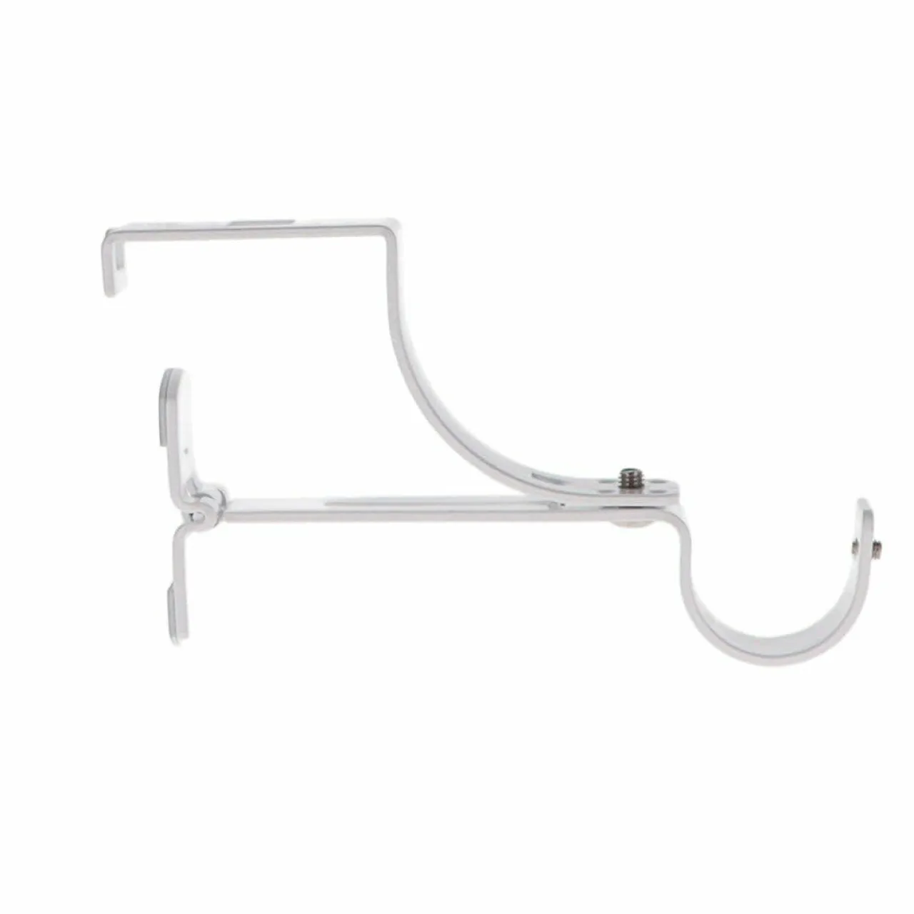 LUANCE Support à tringle pour caisson de volet roulant (L135 / D28 mm) satiné Blanc Outlet