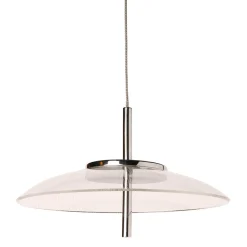 OSTARIA Suspension aluminium sixties LED (D20 cm) UFO Transparent Online