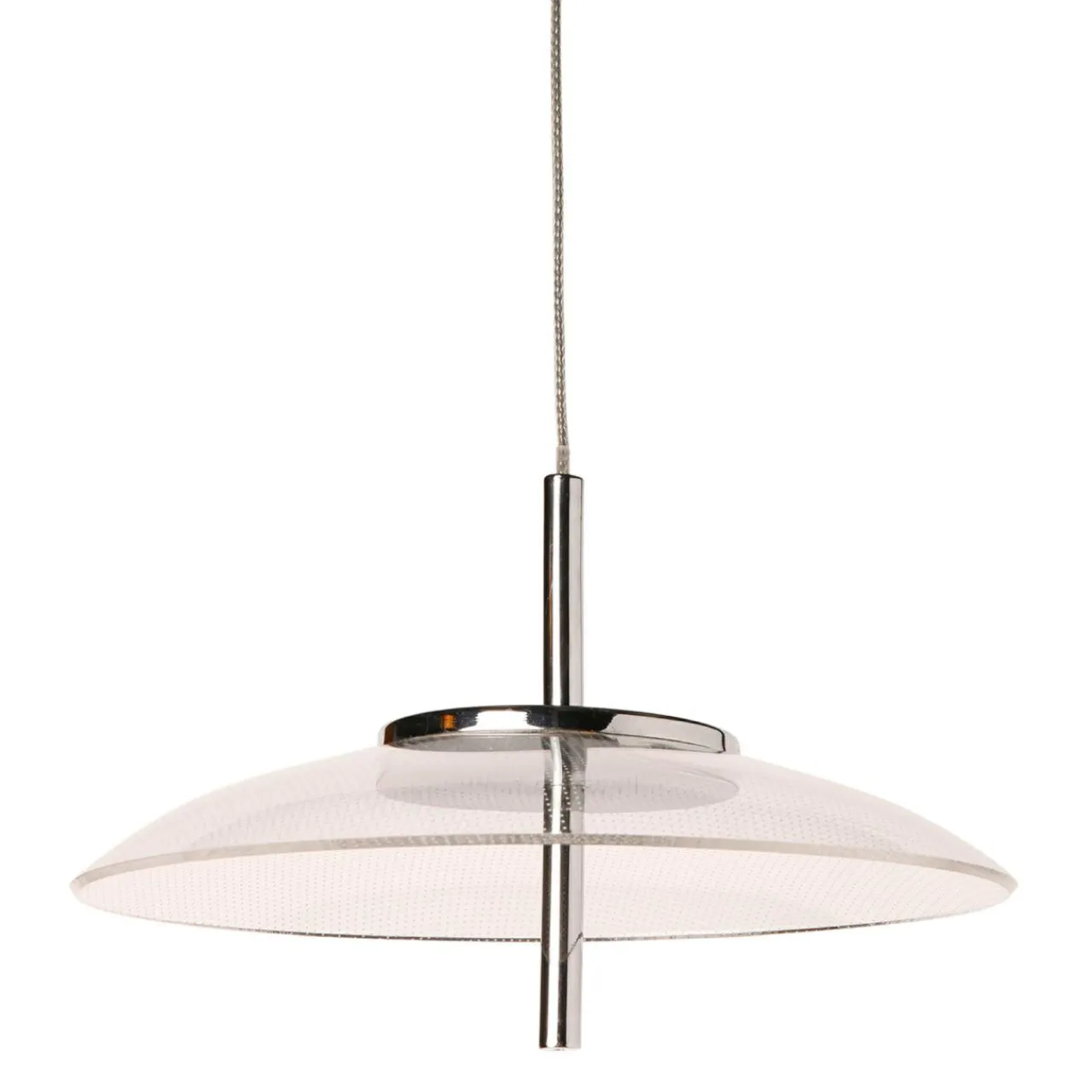 OSTARIA Suspension aluminium sixties LED (D20 cm) UFO Transparent Online