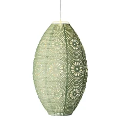 #N/A Suspension de jardin solaire (H38 cm) Lanterne ajourée e Vert Hot