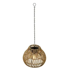 KAEMINGK Suspension de jardin solaire LED (H28 cm) Kolparina Naturel Outlet