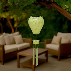 KAEMINGK Suspension de jardin solaire LED (H56 cm) Montgolfière e Vert