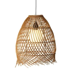 #N/A Suspension de jardin solaire LED (D28 cm) Tropical Marron Clearance