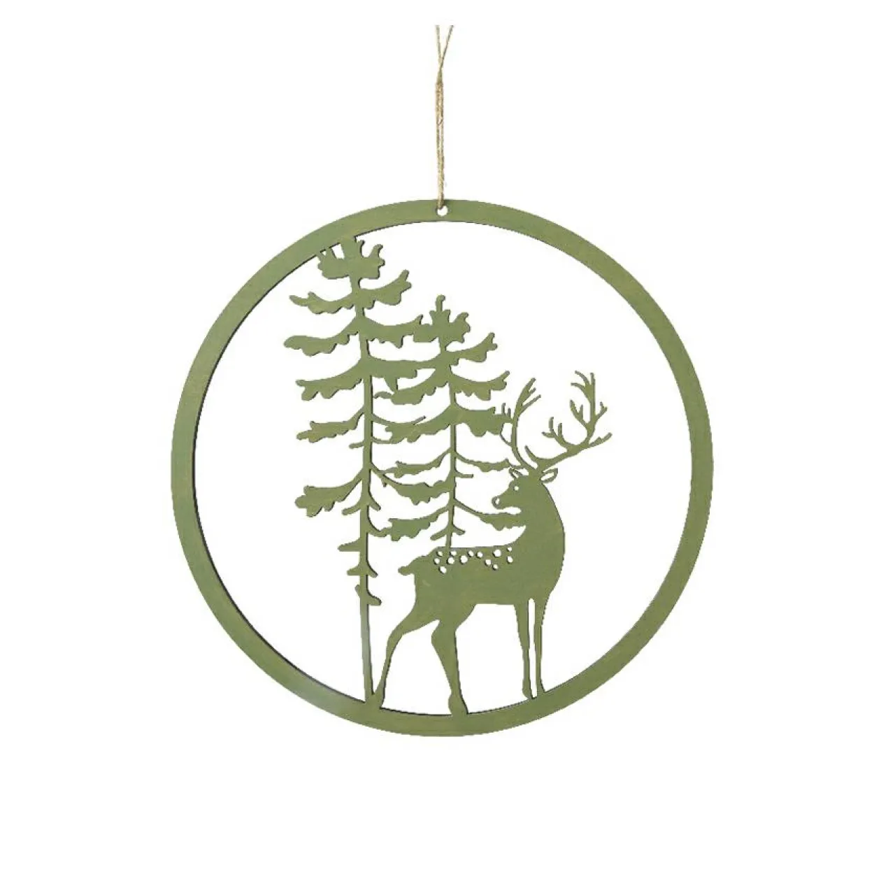 KAEMINGK Suspension de Noël (D30 cm) Nature originelle Romarin Vert Discount