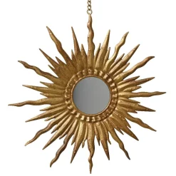 KAEMINGK Suspension de Noël en métal (D18 cm) Tournesol Or Best