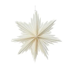 KAEMINGK Suspension de Noël en papier (D30 cm) Étoile glacée Blanc Clearance