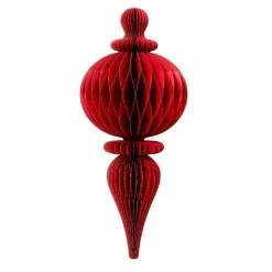 KAEMINGK Suspension de Noël en papier (H80 cm) fermeture Magnétique Rouge Discount