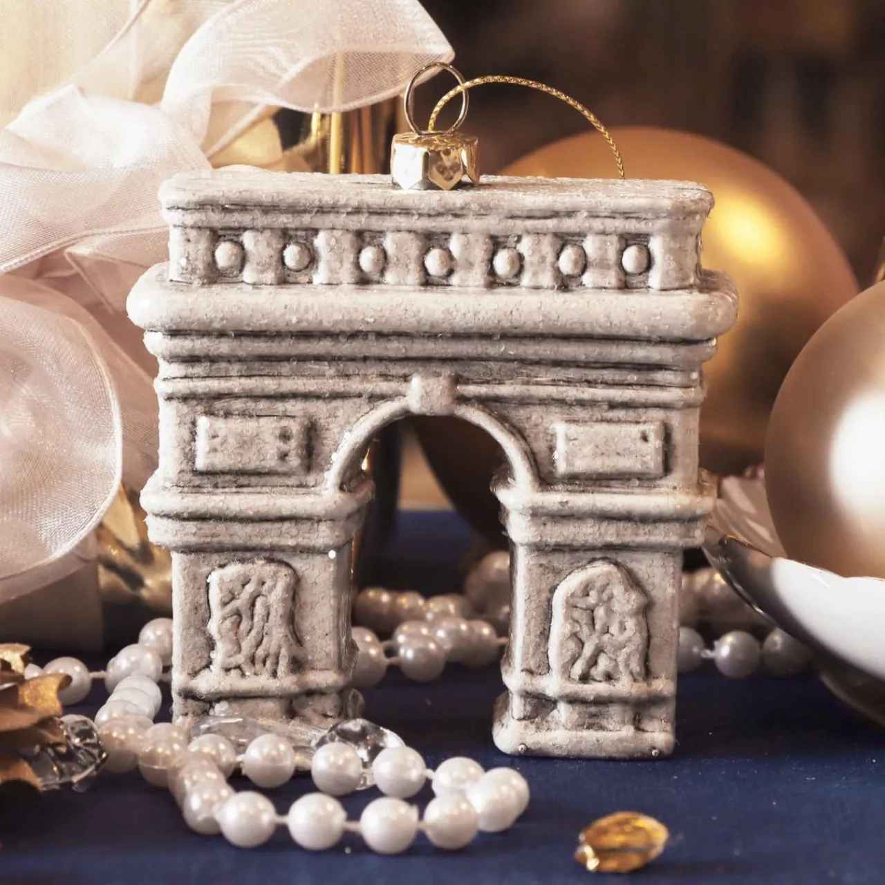 KAEMINGK Suspension de Noël (H16 cm) Arc de Triomphe Gris Sale